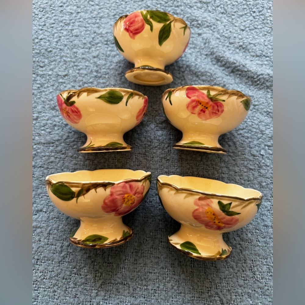 Charming Floral Ceramic Bowls